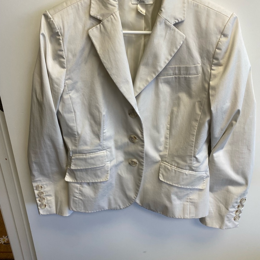 LOFT Cream Tailored Blazer
